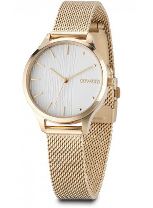 Reloj Duward mujer modelo LADY Wanita D25333.10 champan acero 316L