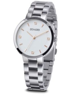 LADY Wanita Ref D25353.01 Reloj Duward de mujer bisel pulido de acero inoxidable 316L con diseño exclusivo