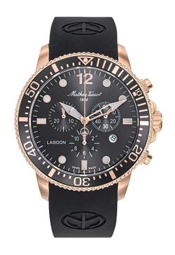 Lagoon H123CHPLN Reloj Mathey Tissot de hombre movimiento Ronda 5030D Suizo Swiss Made caja en IP oro rosa