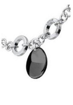 LS1141-1-2 Colgante ágata negra colección Amanda