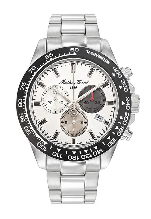 Mathy Chrono II H938CHAS Reloj Mathey Tissot movimiento Swiss Made de hombre cronógrafo acero inoxidable 316L con calendario