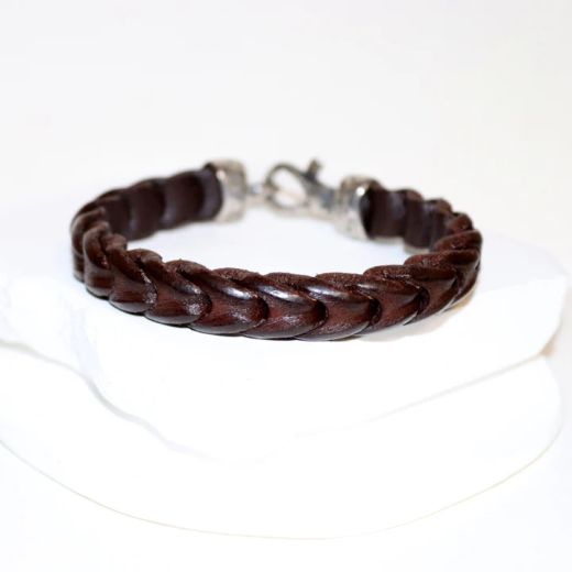 MB15A Pulsera Plata de Palo de hombre