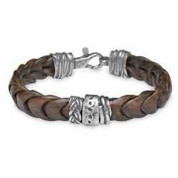 MB16A Pulsera de hombre Plata de Palo de plata decorativa