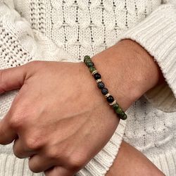 MB200X Pulsera modelo Fleo Plata de Palo de bolas para hombre