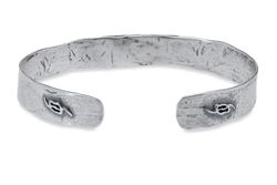 MB229X Pulsera Plata de Palo rígida unisex en plata de ley con bronce colección Live espíritu aventurero
