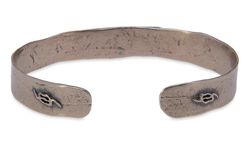 MB230X Pulsera PLATA DE PALO rígida unisex de bronce y plata 925 colección Life Live con carácter aventurero