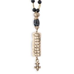 MN014X Collar rosario Plata de Palo colección Elid para hombre