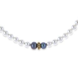 MN017X Collar de hombre colección Marum de perlas para hombre