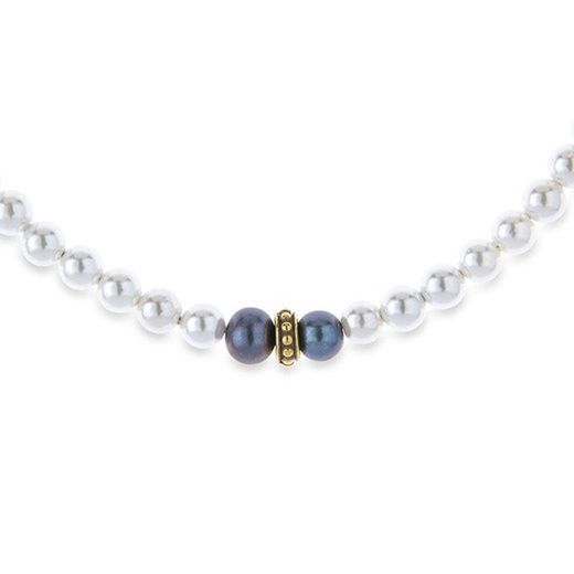 MN017X Collar de hombre colección Marum de perlas para hombre