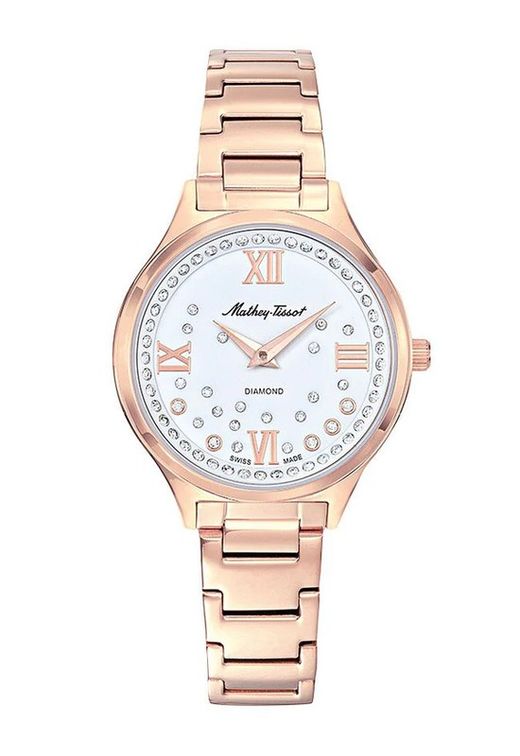Nicole D985SPI Reloj MATHEY TISSOT de mujer SWISS MADE acero inoxidable 316L acabado en IP oro rosa