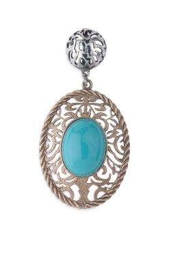 Pendientes Fenus WE223X Plata de Palo mujer elaborados en bronce, plata de ley 925 y piedra turquesa, lo que les da un brillo especial y una gran resistencia
