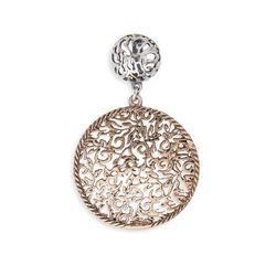 Pendientes Ivet WE220X PLATA DE PALO mujer circulares en bronce y plata