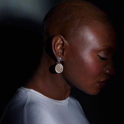 Pendientes Joyina WE217X Plata de Palo mujer divertidos y alegres