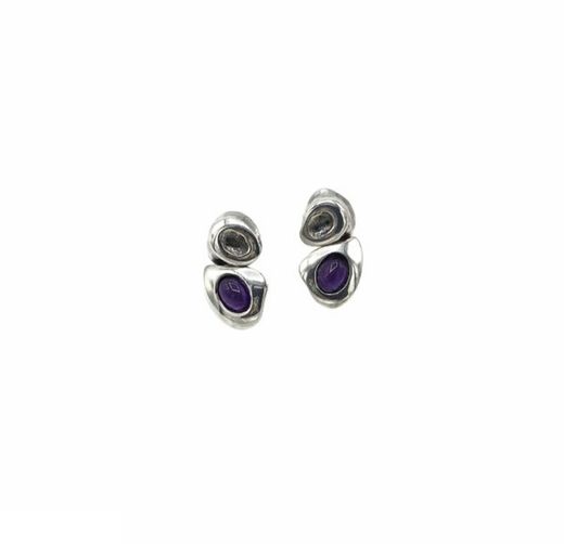 Pendientes la bruixeta plata BRU2061pe