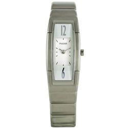 PJ5125X Reloj Pulsar de mujer rectangular caja de acero