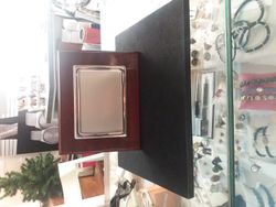 48-4200 Placa Plata Lisa homenaje-jubilación