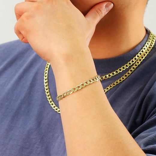 PU1210 Pulsera unisex en Oro de 18K es el complemento perfecto para añadir un toque moderno y elegante