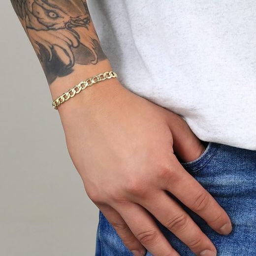 PU1210 Pulsera unisex en Oro de 18K es el complemento perfecto para añadir un toque moderno y elegante