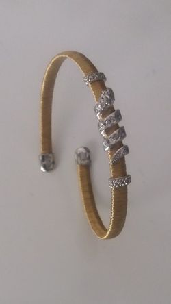 Pulsera Spirit Icons en plata de ley y diamantes