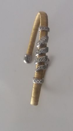 Pulsera Spirit Icons en plata de ley y diamantes