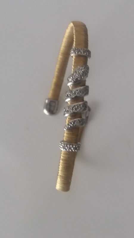 Pulsera Spirit Icons en plata de ley y diamantes