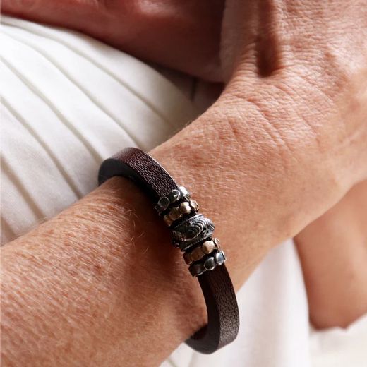 Pulsera Giovanna WB482X Plata de Palo unisex piezas en plata de ley