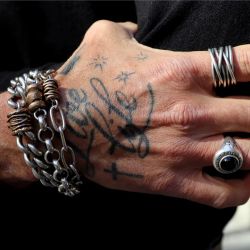 MB285X Pulsera Plata de Palo de Hombre modelo Aminn cadena bañada en plata de ley  925 y bronce