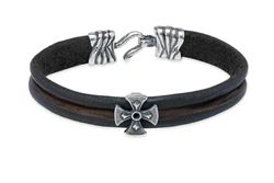 Pulsera Josepar BB062X Plata de Palo de cuero y plata 925