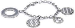 Pulsera Just Cavalli acero SCWX03 con tres colgantes