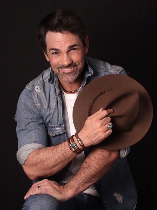 MB151X PULSERA PLATA DE PALO Vintage hombre cuero marrón y piezas de bronce y plata