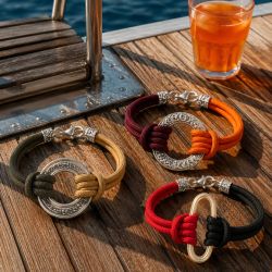 WB671BM Pulsera PLATA DE PALO de Mujer Cala Macarella colección Marés