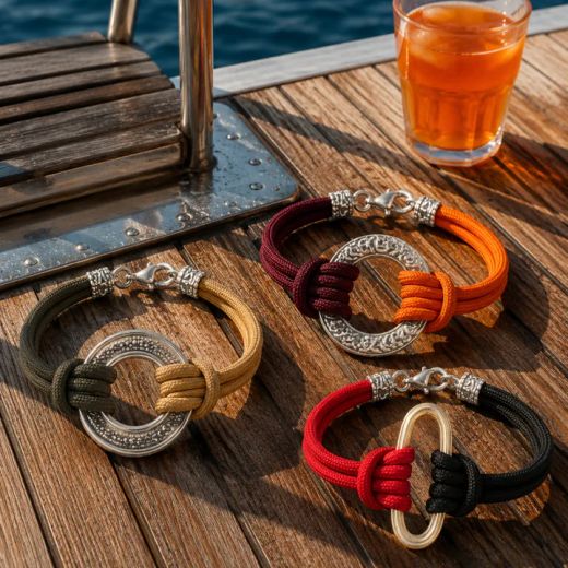 WB671BM Pulsera PLATA DE PALO de Mujer Cala Macarella colección Marés