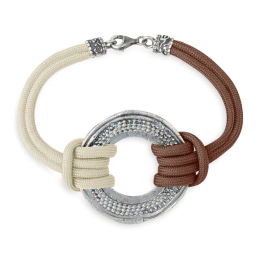 WB671BM Pulsera PLATA DE PALO de Mujer Cala Macarella colección Marés