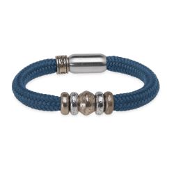 Pulsera PLATA DE PALO de Nylon violeta modelo Brisamar, un color elegante y moderno