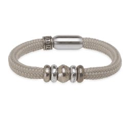Pulsera PLATA DE PALO de Nylon modelo Ondas elegante