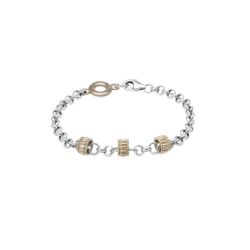 WB586X Pulsera Plata de Palo de Mujer modelo Zafir con plata 925 y bronce