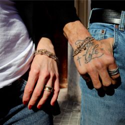 WB586X Pulsera Plata de Palo de Mujer modelo Zafir con plata 925 y bronce