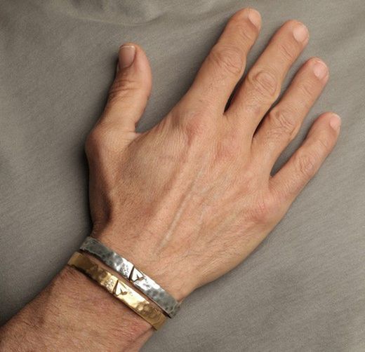 Pulsera PLATA DE PALO unisex BB030G de bronce
