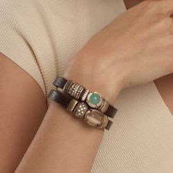 WB361X Pulsera PLATADEPALO modelo ONES para mujer elegante