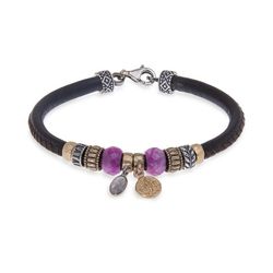 WB293X Pulsera mujer Plata de Palo Turmalina