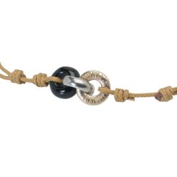 BB114X Pulsera PLATA DE PALO Unisex Saona Colección Marés