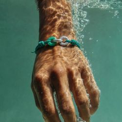 BB114X Pulsera PLATA DE PALO Unisex Saona Colección Marés