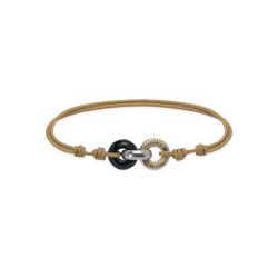 BB114X Pulsera PLATA DE PALO Unisex Saona Colección Marés