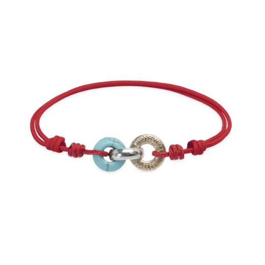 BB114X Pulsera PLATA DE PALO Unisex Saona Colección Marés