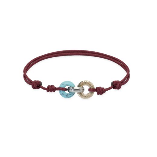 BB114X Pulsera PLATA DE PALO Unisex Saona Colección Marés