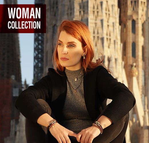 WB291X Pulsera Plata de Palo mujer lágrima piel color visón