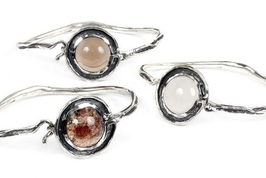 Pulseras la bruixeta plata y cuarzo