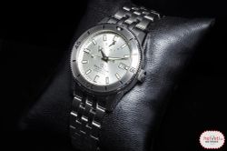 Reloj Orient Star hombre color de esfera blanco alpino RE-AU0502S00B DIVER 1964 SILVER automático