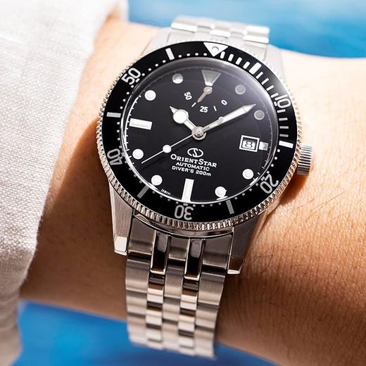 Reloj Orient Star hombre sport elegante RE-AU0601B00B DIVER 1964 Second Edition Black sumergible 200 metros(20atm)