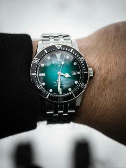 Reloj Orient Star lujoso de hombre RE-AU0602E00B DIVER 1964 Second Edition Ryusendo cristal zafiro anti-reflejante